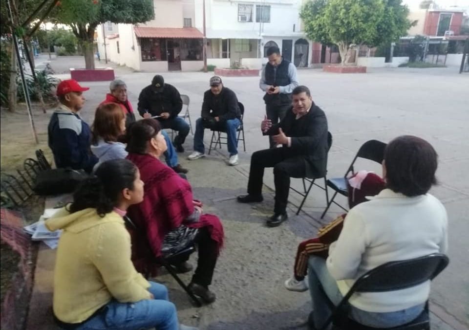 Reunión con militantes y vecinos del comité de protagonistas de la colonia Las Granjas