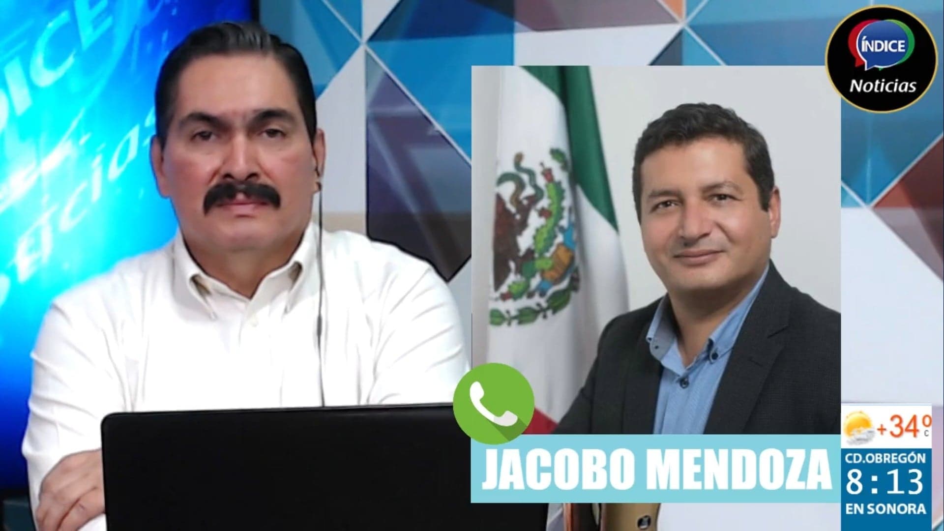 Entrevista telefónica del dirigente de Morena Dr. Jacobo Mendoza en Índice  Noticias - MORENA SONORA