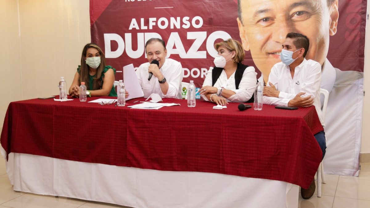 Llama Alfonso Durazo a votar por los candidatos que representan la 4T en todo el estado