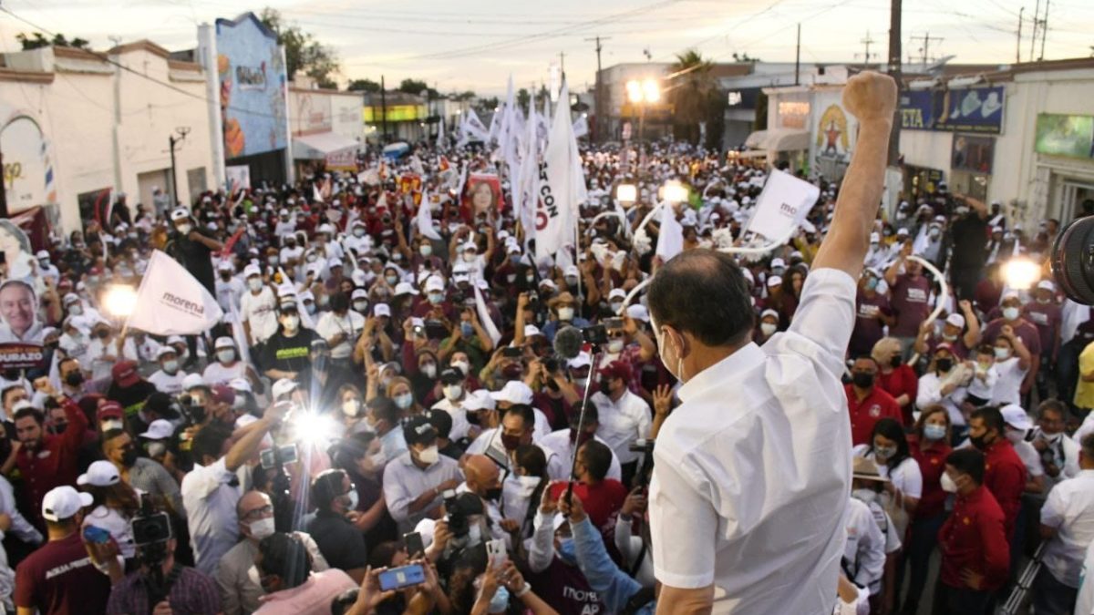 Alfonso Durazo cierra con gran apoyo popular en Nacozari, Cananea y Agua Prieta