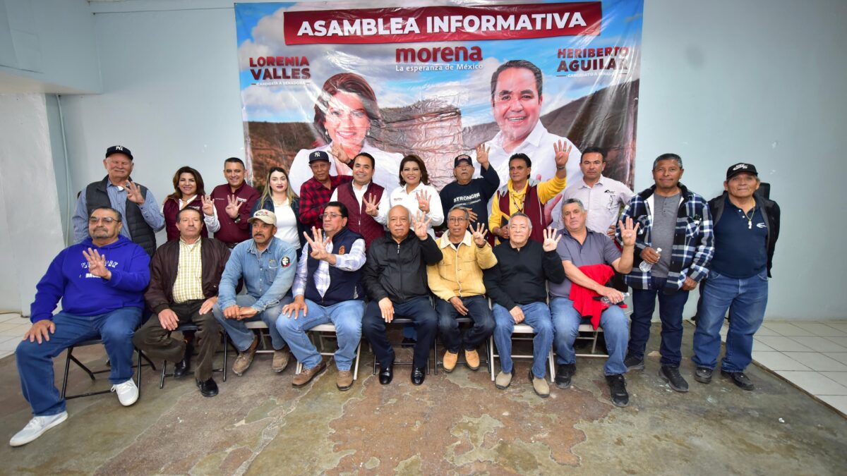 El fondo minero no ha desaparecido, mienten quienes digan lo contrario: Lorenia Valles  -Mineros de Cananea ofrecen su apoyo y confianza a Lorenia Valles y Heriberto Aguilar.