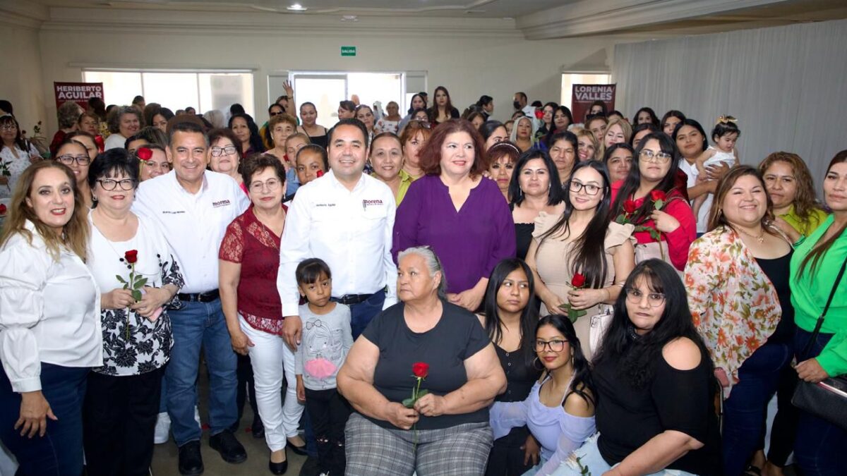 «Las mujeres mantienen la fortaleza de la 4T», asegura Heriberto Aguilar en el Día de las Madres