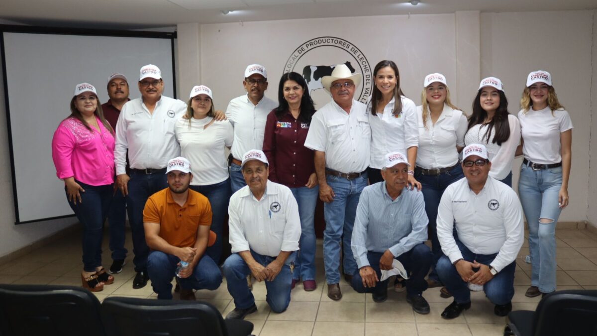 ESCUCHA ANABEL ACOSTA PLANTEAMIENTOS DE PRODUCTORES DE LECHE DEL VALLE DEL YAQUI