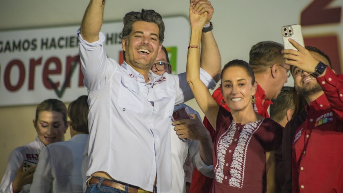 Hermosas noches de Hermosillo brillan con el entusiasmo de la campaña: Jesús Pujol apoya a Claudia Shieumbam en su cierre de campaña