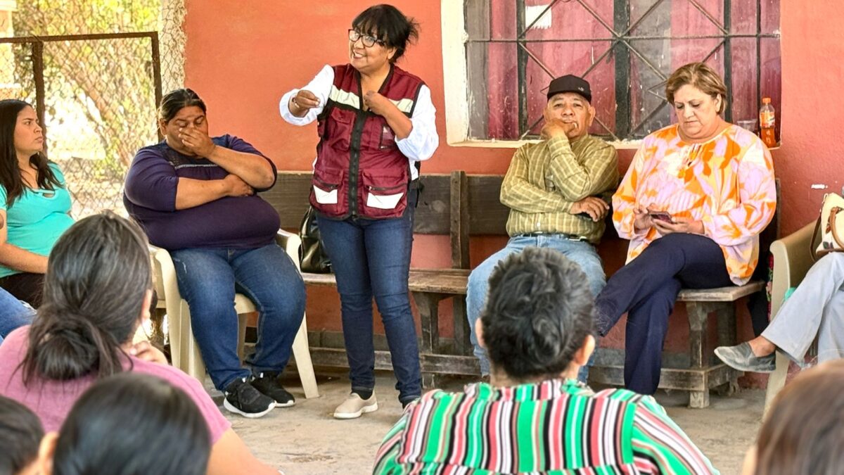 Constata Alma Higuera en el Caro, Huatabampo; la generosidad de la Cuarta Transformación