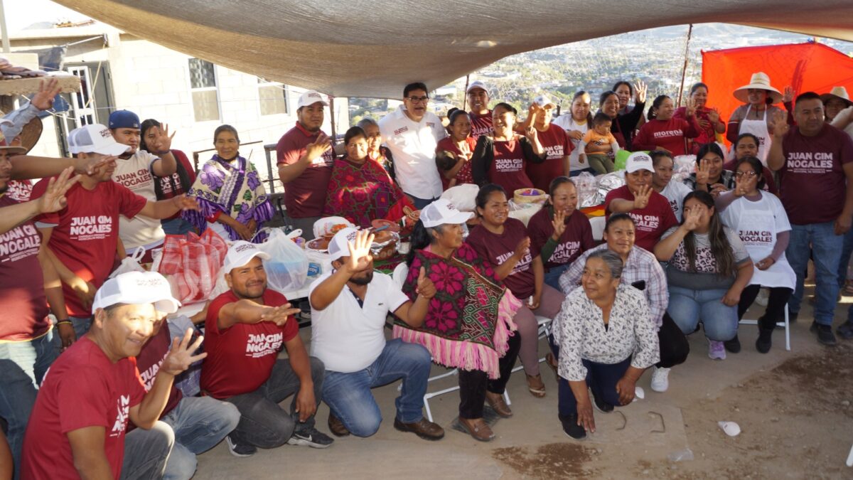 Convive Juan Francisco Gim Nogales con la Comunidad Mazahua