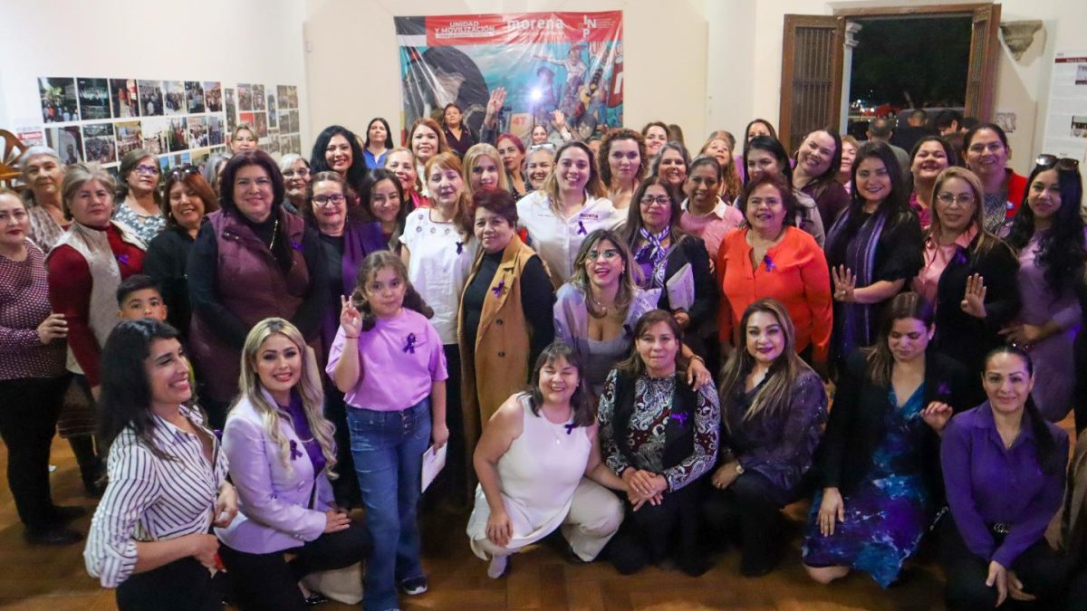 Conmemora Morena Sonora el Día Internacional de la Mujer